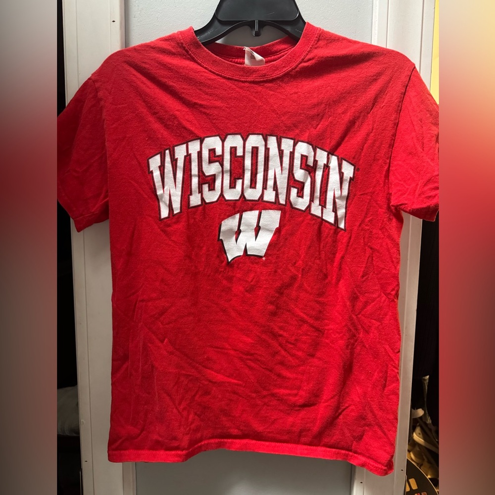 Red Wisconsin T-Shirt